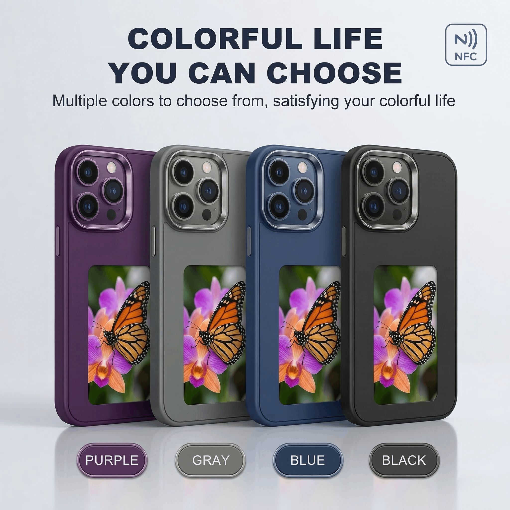 VividCase™ 4-Color NFC E-Ink Display Case - Image 2