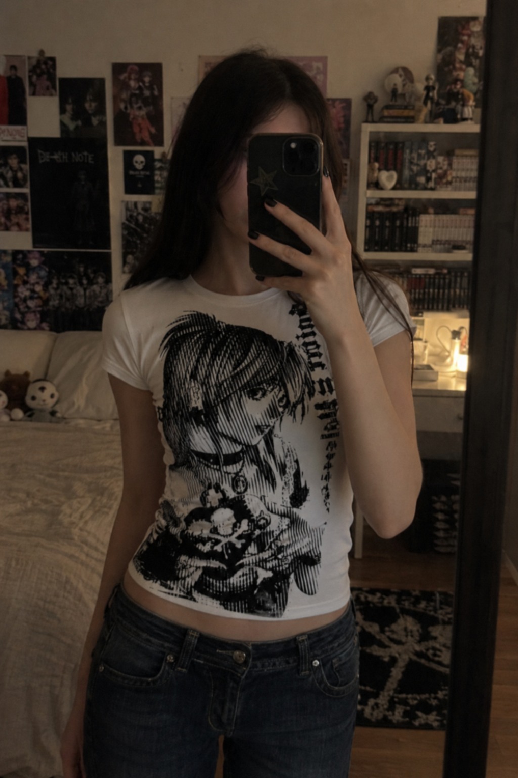 Y2K Anime Crop Tee | Harajuku Vintage Top - Image 3