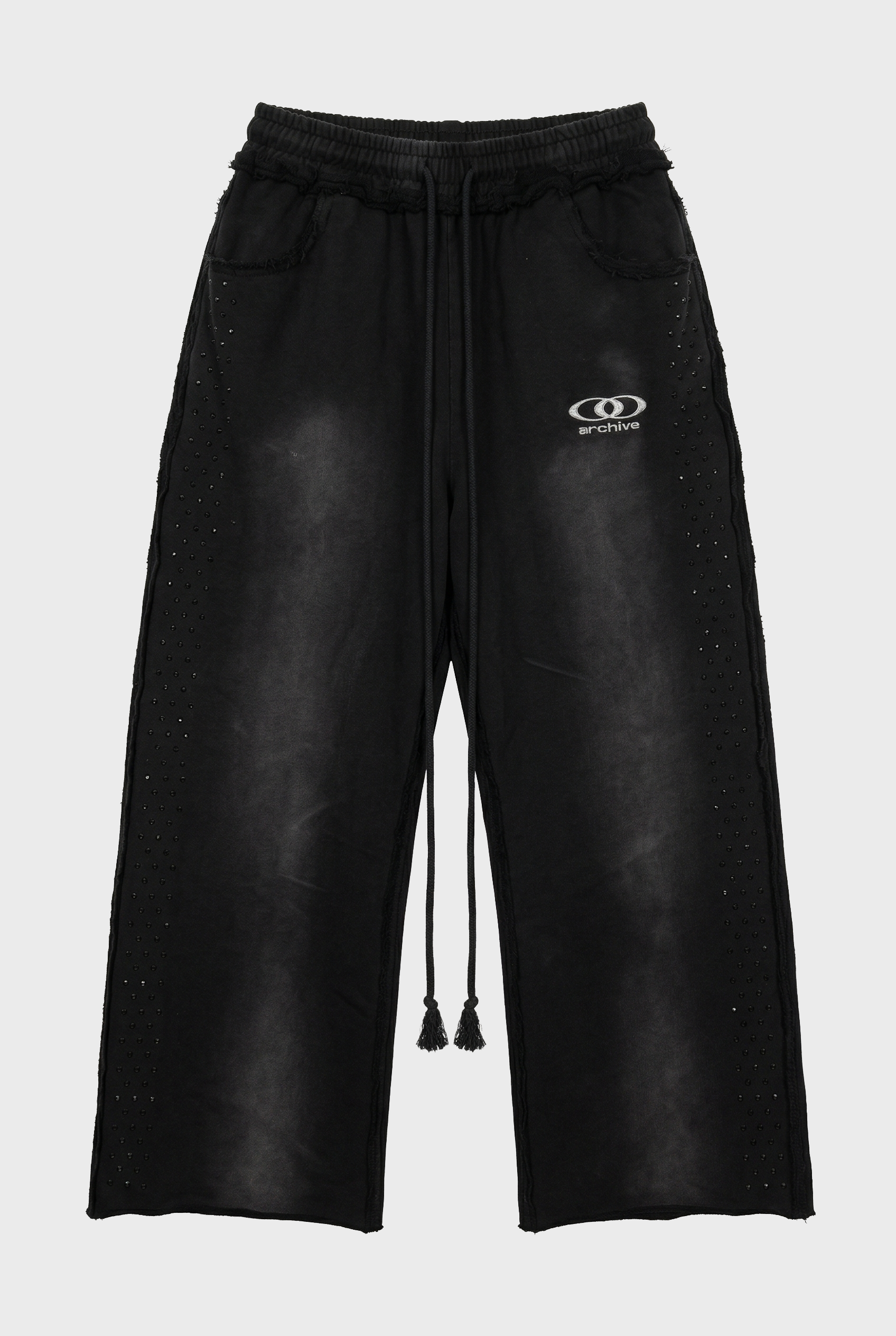 Unisex Y2K Hot-Stamp Loose Straight-Leg Pants | Retro Streetwear