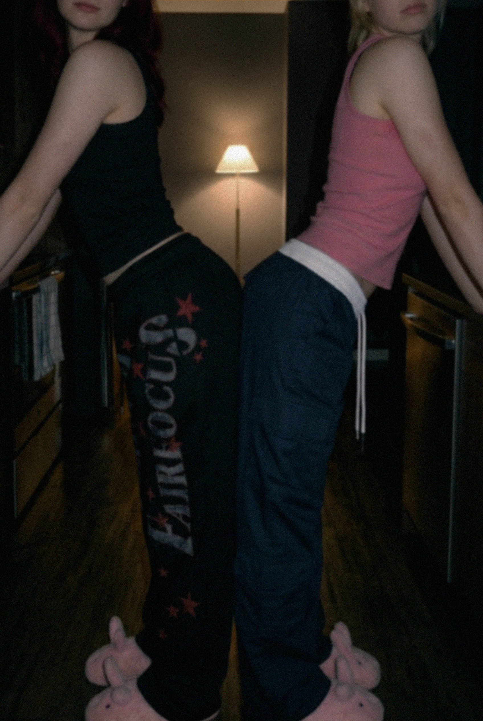 Y2K Gothic Wide-Leg Cargo Pants | Hip Hop Drawstring Trousers - Image 3