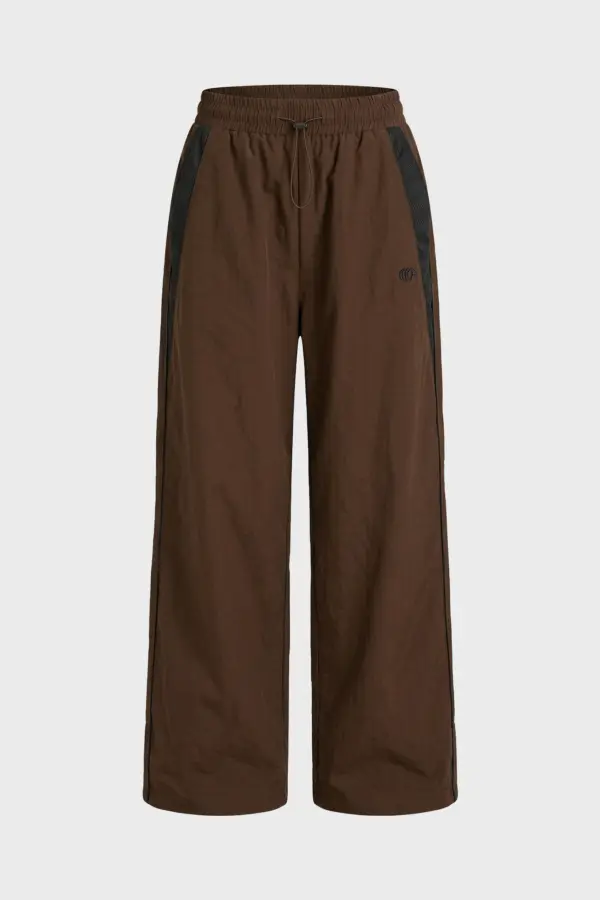 Y2K High Waist Baggy Wide-Leg Pants | Hip Hop Jogger Trousers