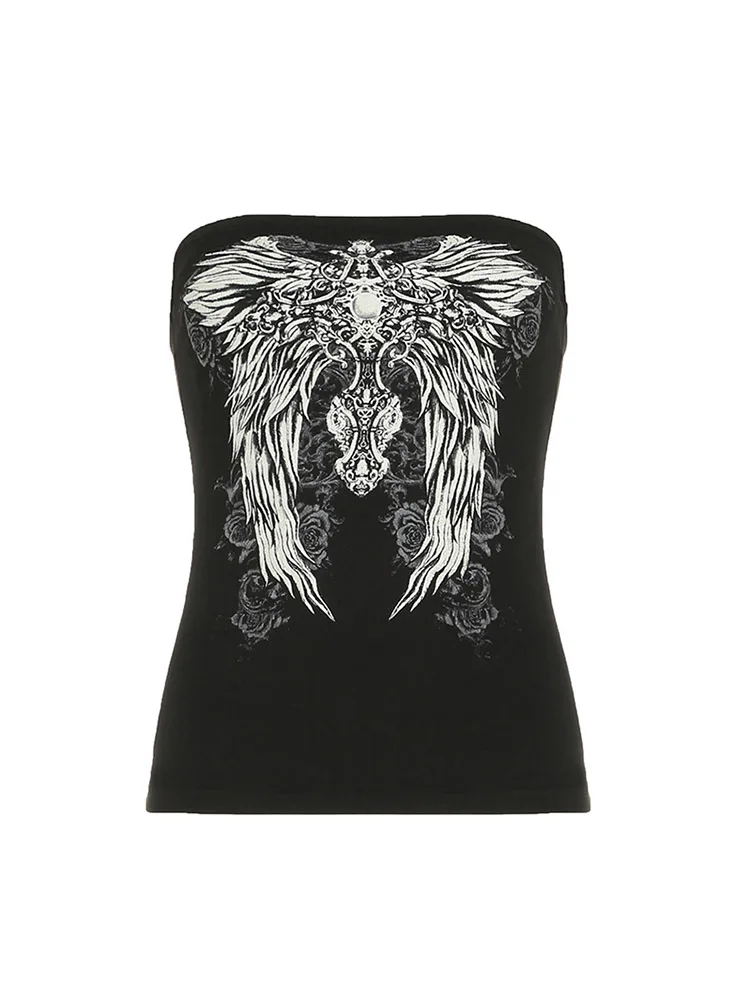 Gothic Black Tube Top - Image 6
